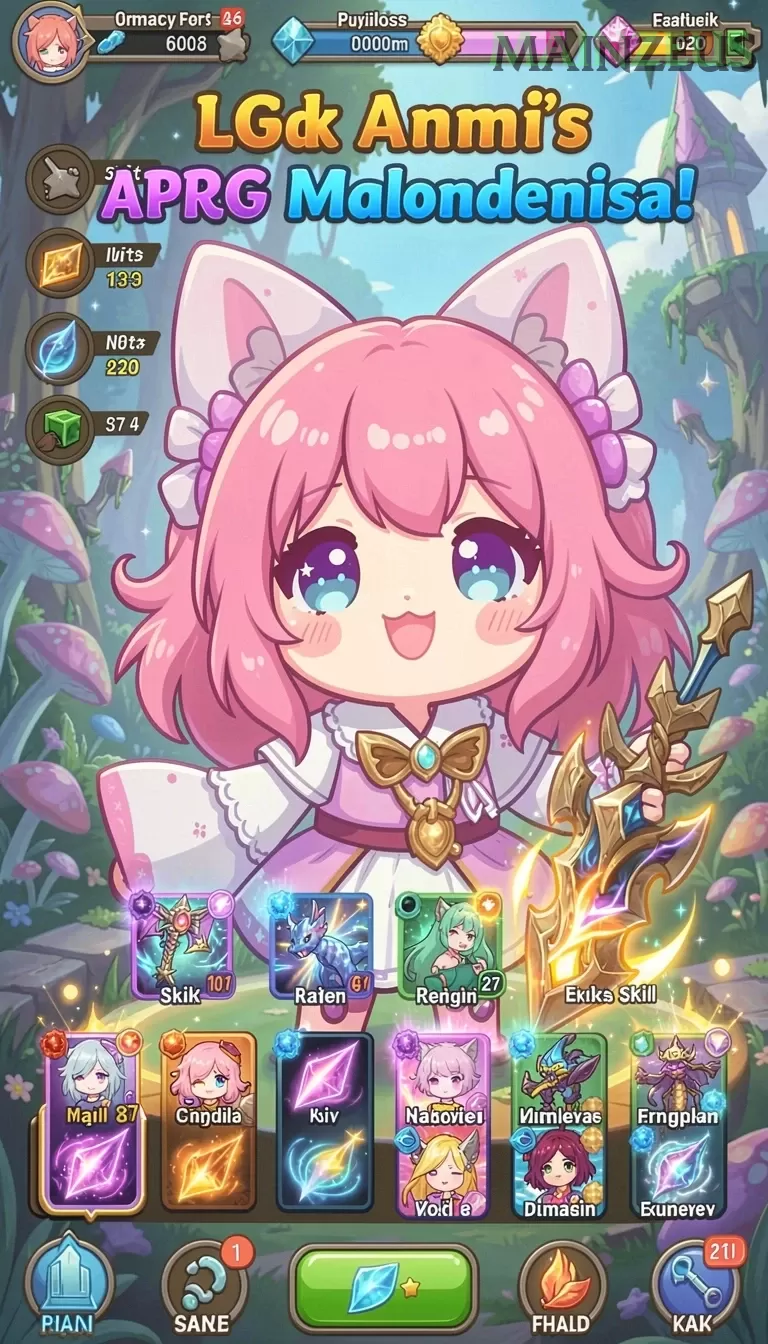 Galeri pratinjau visual mainzeus build APK resmi terbaru